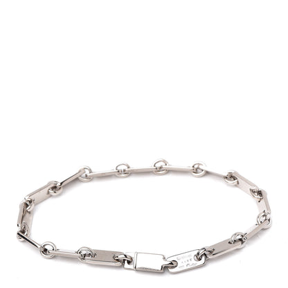 Cartier 18K White Gold Fidelity Heart Key Bracelet 1 of 5