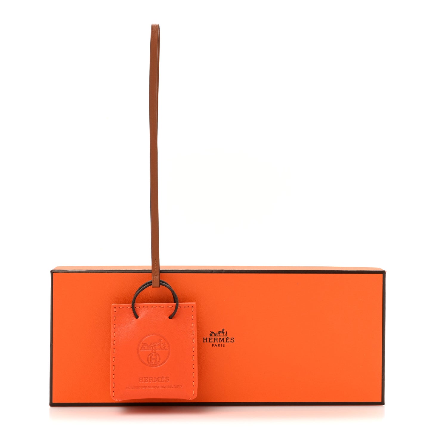 Milo Lambskin Swift Shopping Bag Charm Feu Gold