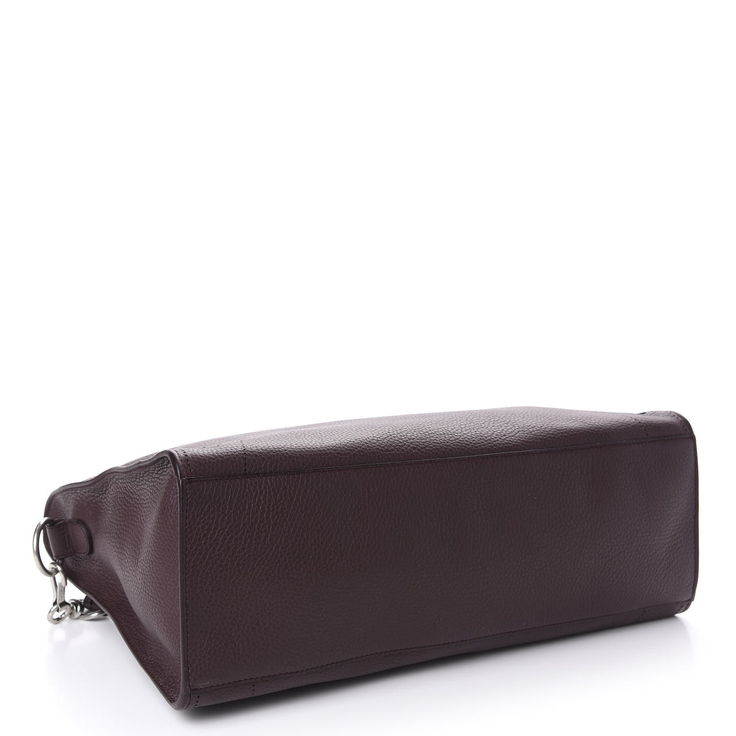 Veau Grana Perforated Blackout Hardware City Rouge Acajou