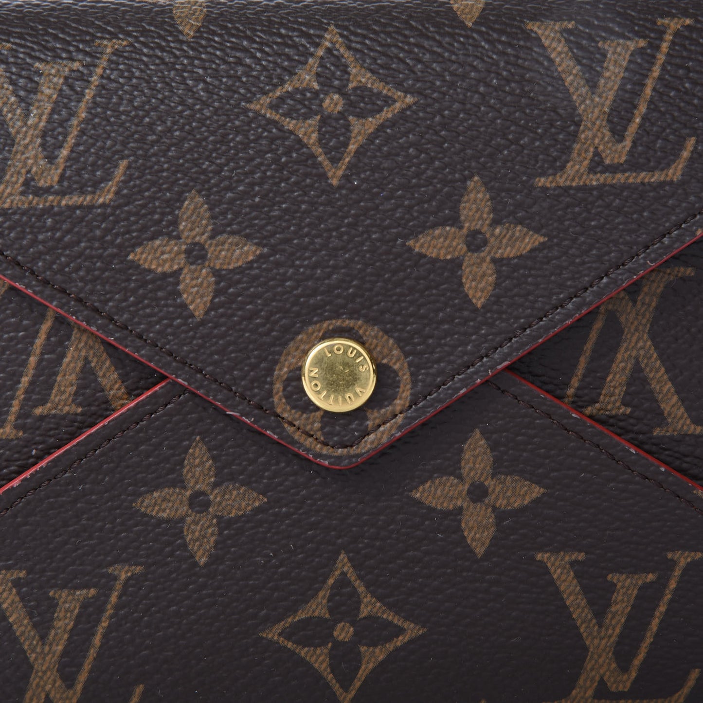 Monogram Medium Kirigami Pochette Insert Coquelicot