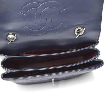 Chanel Lambskin Quilted Medium Trendy CC Flap Dual Handle Bag Navy Blue 5 of 11