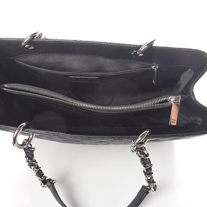 Chanel Caviar Quilted Grand Shopping Tote GST Black 4 of 9