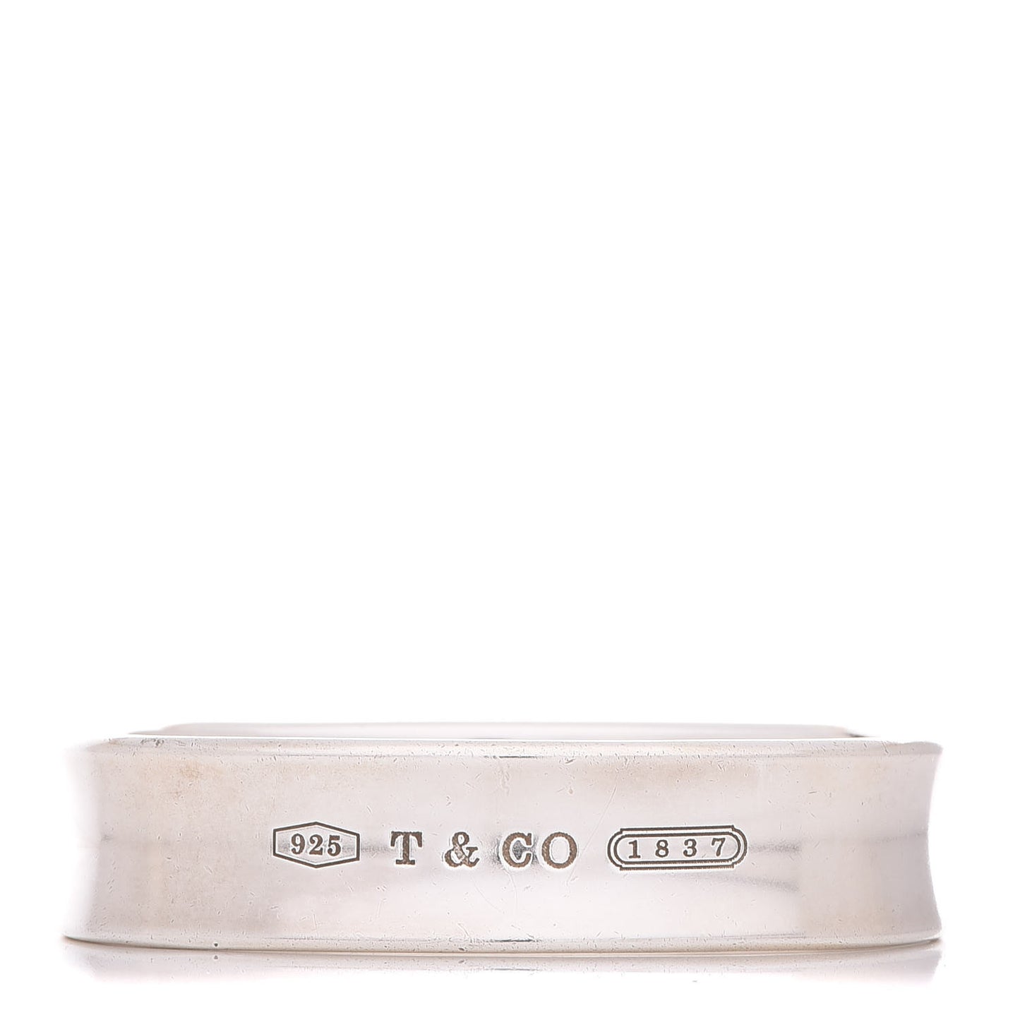 Sterling Silver 1837 Cushion Bangle Bracelet