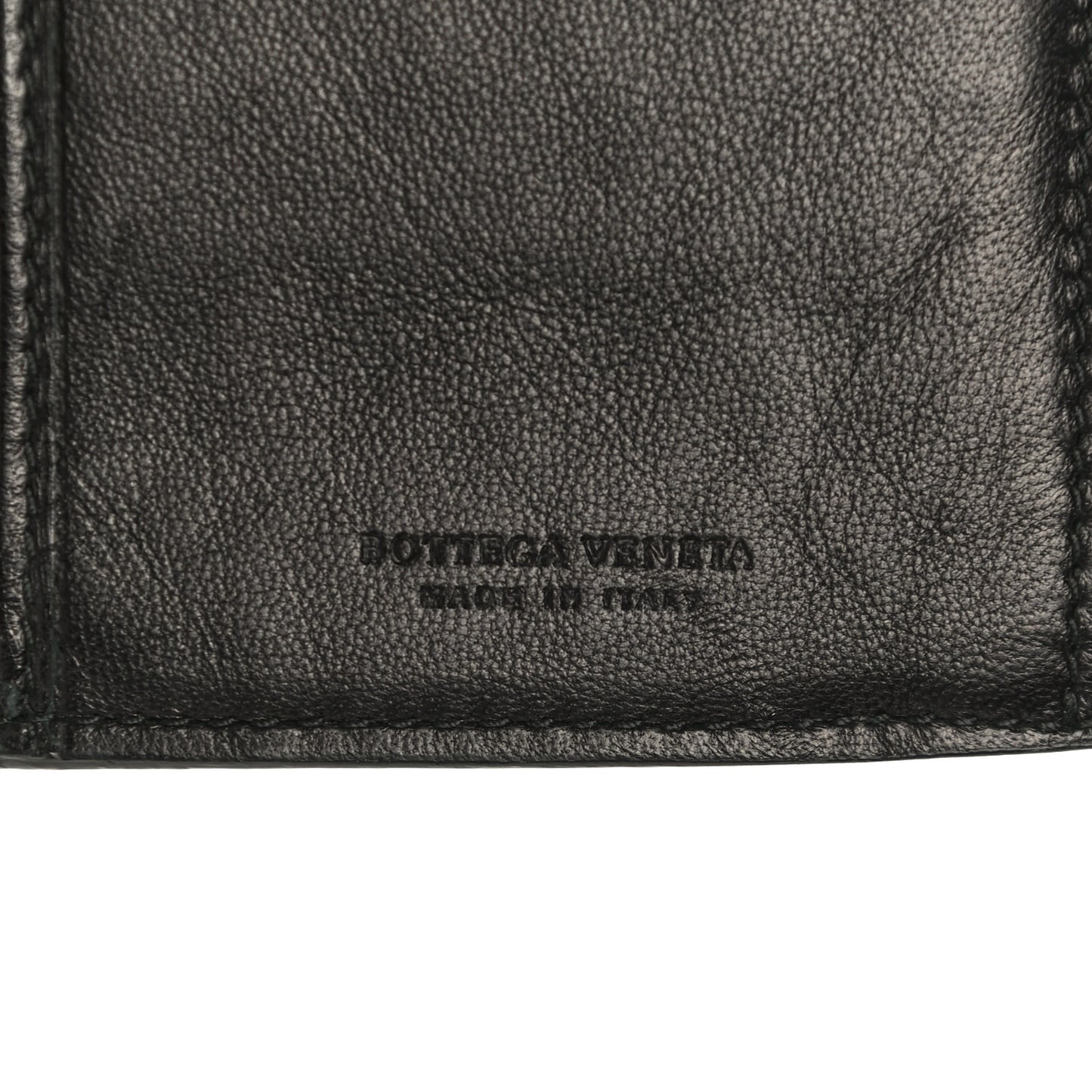 Nappa Intrecciato Embroidered Lace Continental Flap Wallet Black