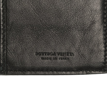 Bottega Veneta Nappa Intrecciato Embroidered Lace Continental Flap Wallet Black 12 of 20