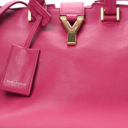 Saint Laurent Calfskin Small Classic Y Cabas Fuchsia 8 of 11