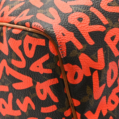 Louis Vuitton Monogram Graffiti Speedy 30 Orange 7 of 10