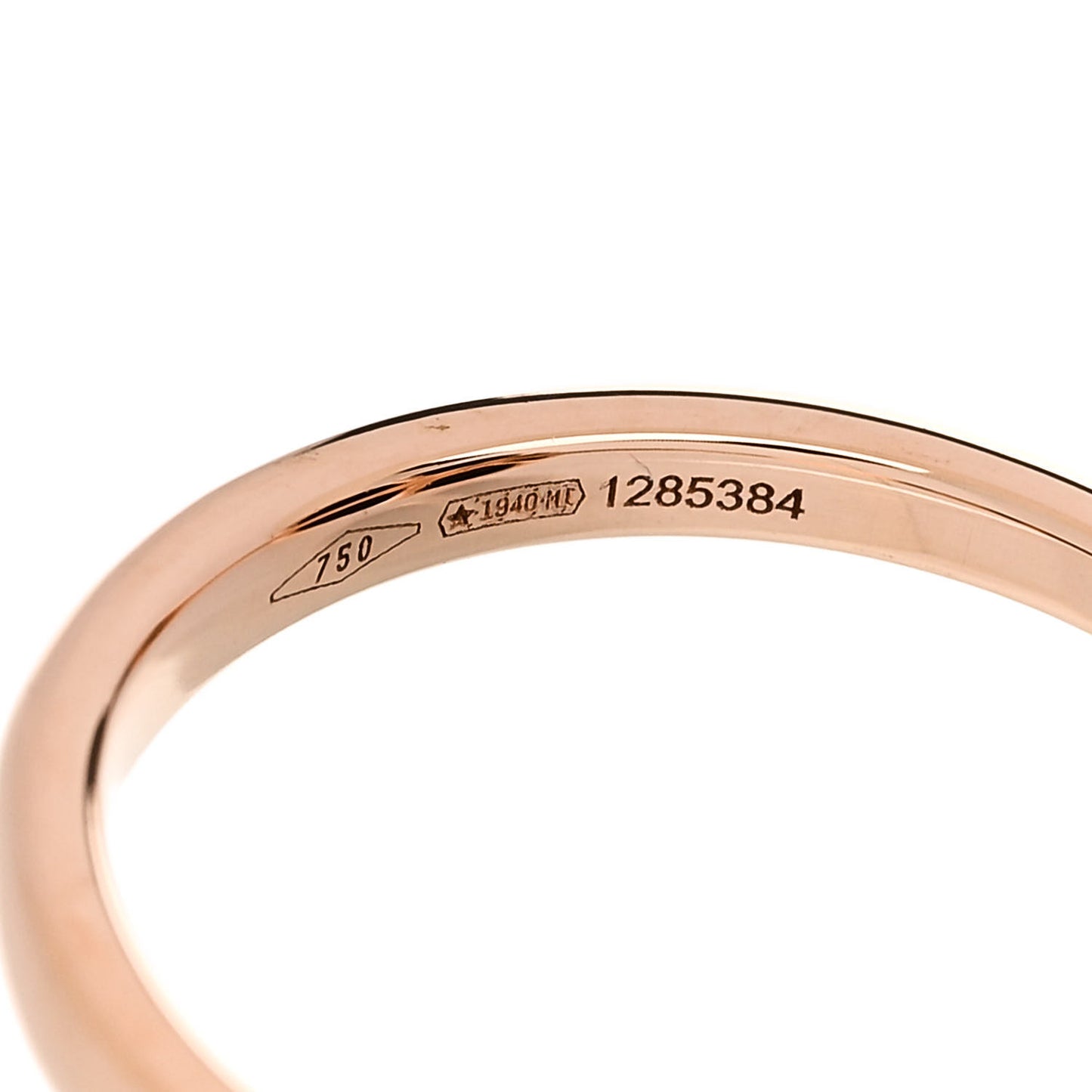 18K Rose Gold Diamond Black Onyx Petit Joli Ring 53 6.25