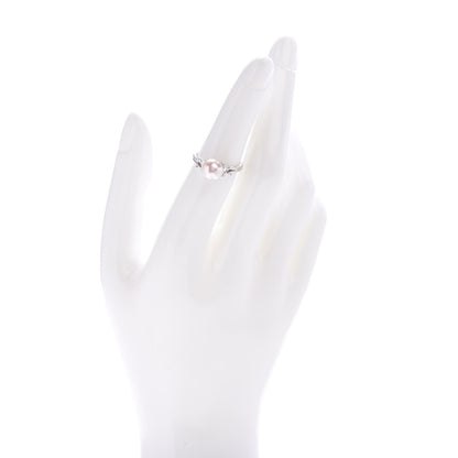 Mikimoto Platinum Akoya Pearl 8mm Bow Ring 51 5.75 2 of 5