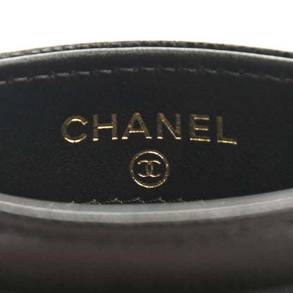 Chanel Caviar Quilted Crystal Card Holder Black 6 of 9