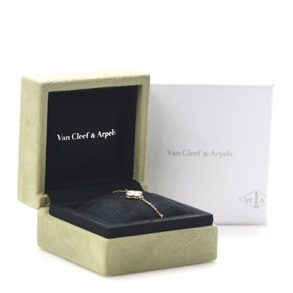 Van Cleef & Arpels 18K Yellow Gold Mother of Pearl Sweet Alhambra Bracelet 8 of 8