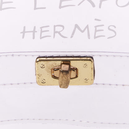 Hermes Vinyl Souvenir De L'Exposition Kelly Transparent 7 of 7