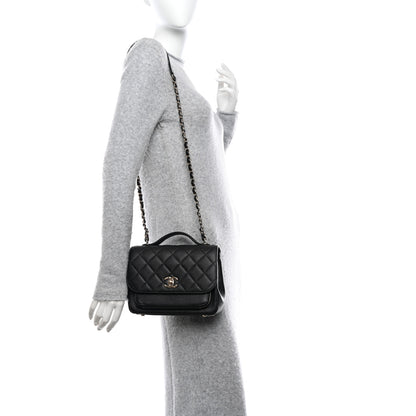 Chanel Caviar Quilted Medium Business Affinity Flap Black 2 of 11
