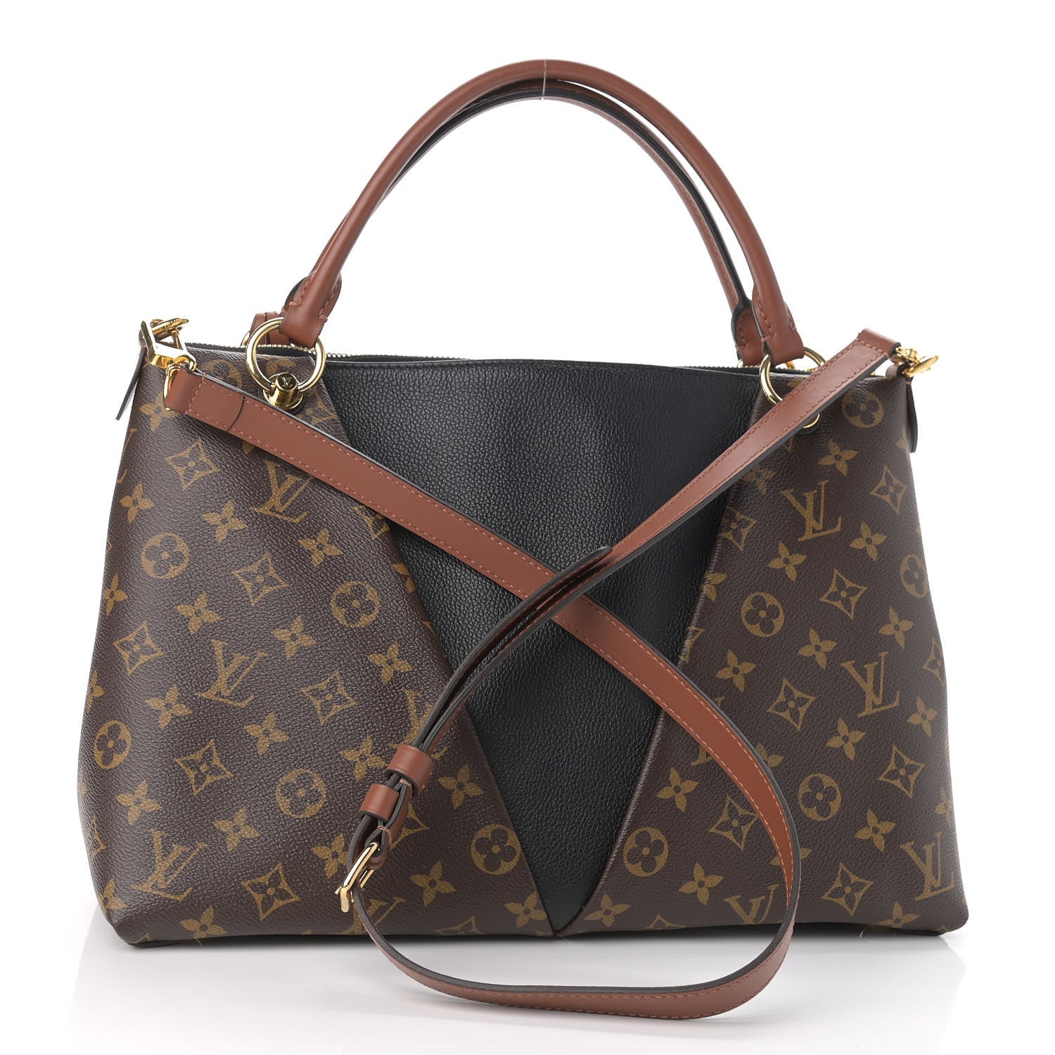 Louis Vuitton Monogram V Tote MM Black 3 of 8