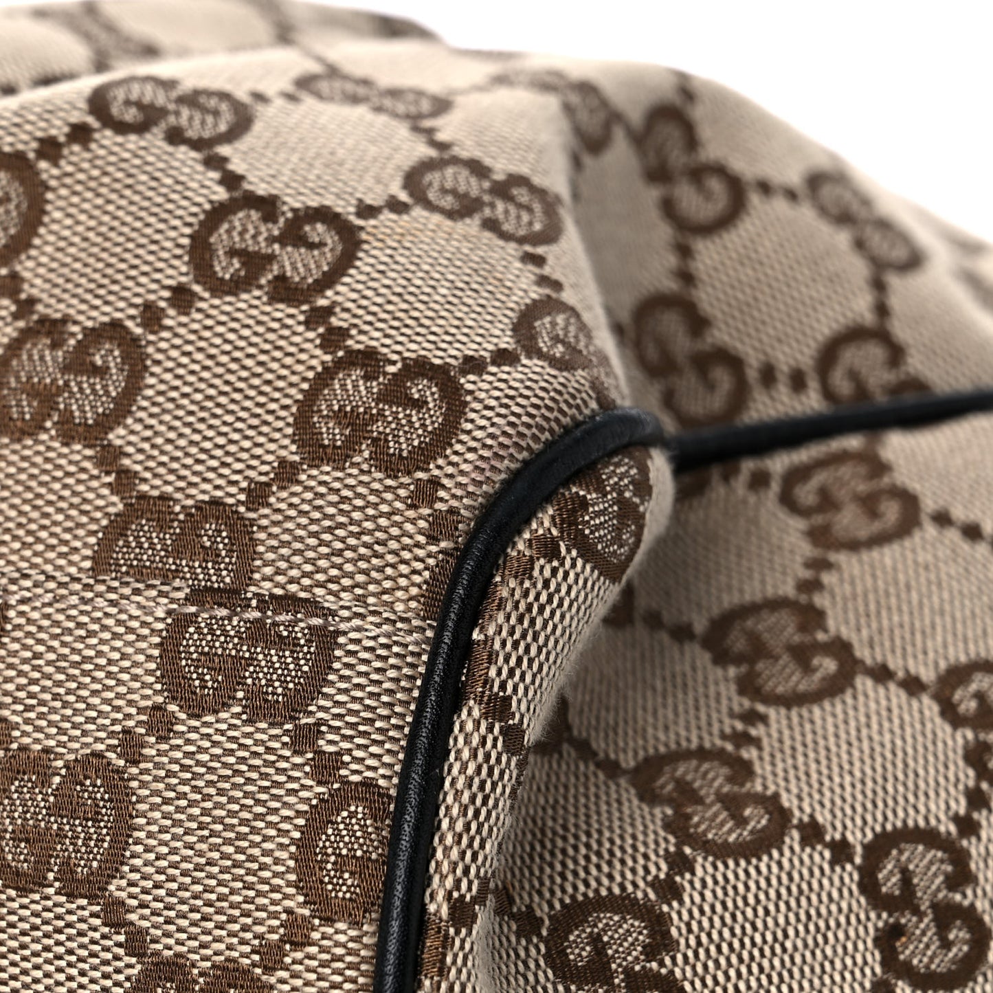 Monogram Medium Sukey Tote Beige Ebony Black
