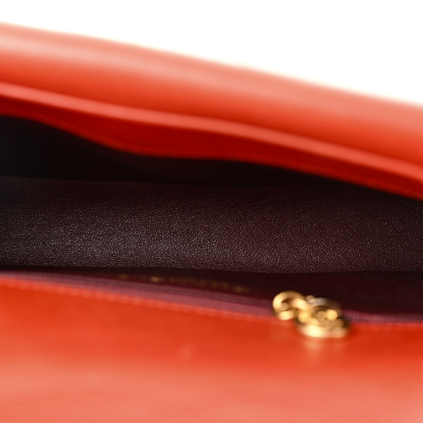 Lambskin Quilted Medium Vintage Flap Bag Red