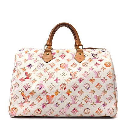 Louis Vuitton Watercolor Aquarelle Speedy 35 White 1 of 12