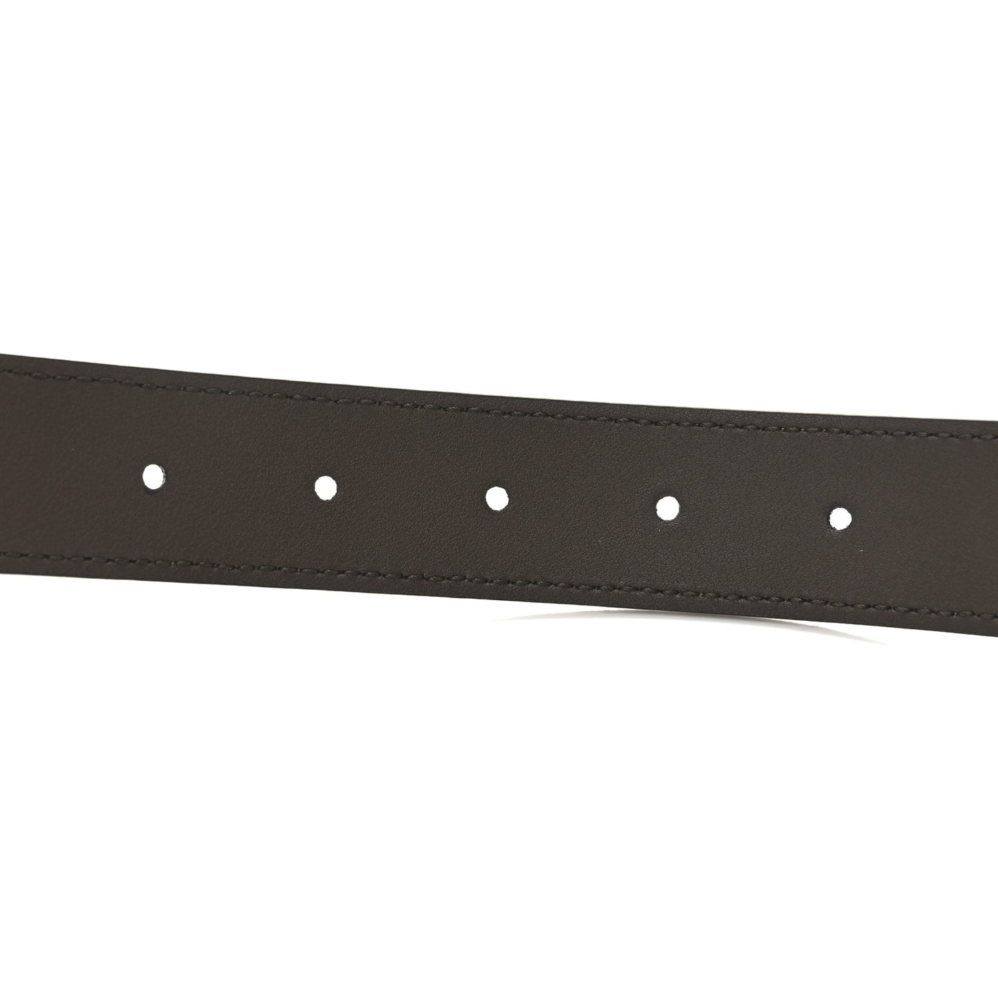 GG Supreme Monogram Textured Dollar Calfskin Blondie 30mm Belt 75 30 Beige Ebony New Acero