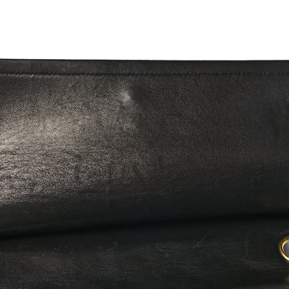 Chanel Lambskin Quilted Medium Double Flap Black 11 of 11