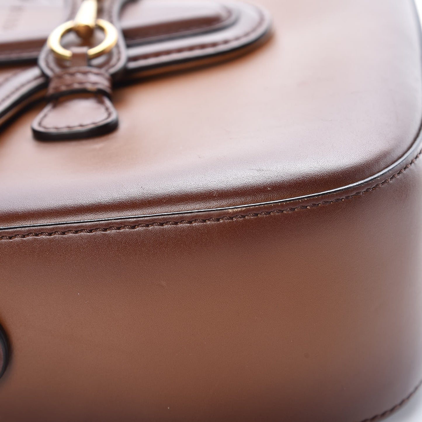Calfskin Medium Lady Web Shoulder Bag Cuir