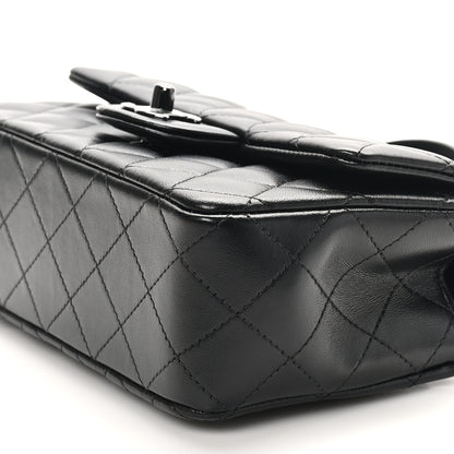 Chanel Lambskin Quilted Mini Top Handle Rectangular Flap So Black 10 of 11