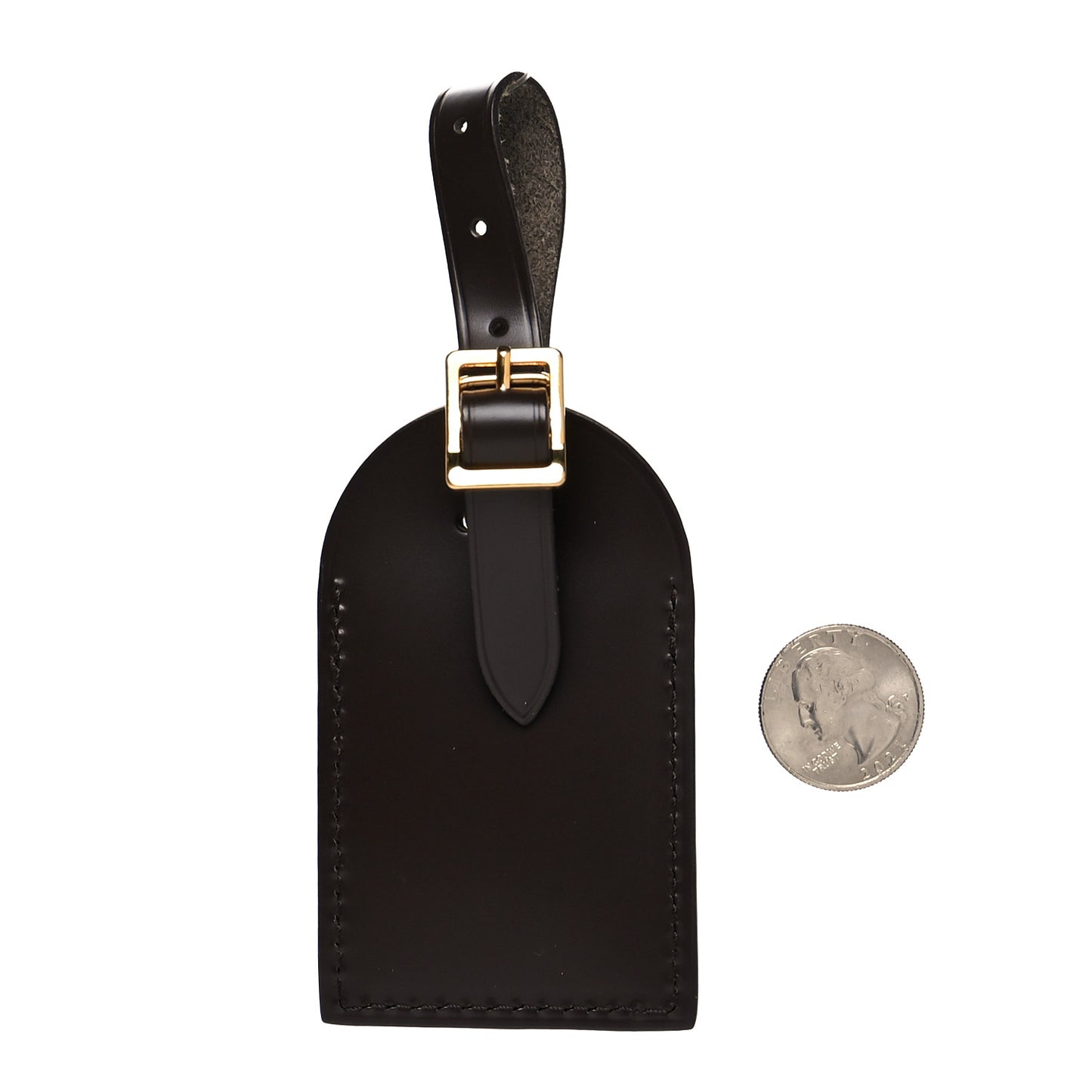 Calfskin Luggage Tag Ebene
