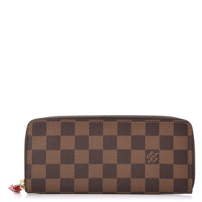 Louis Vuitton Damier Ebene Clemence Wallet 1 of 7