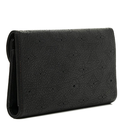 Louis Vuitton Mahina Amelia Wallet Black 3 of 17
