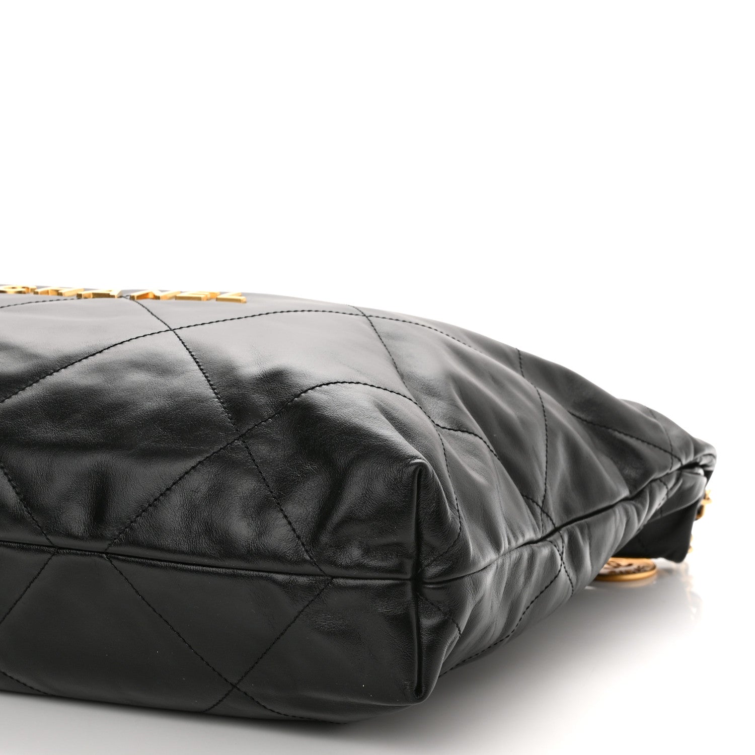 Chanel Shiny Calfskin Quilted Chanel 22 Black 11 of 11