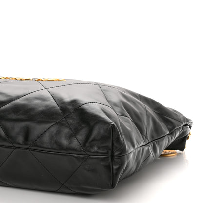 Chanel Shiny Calfskin Quilted Chanel 22 Black 11 of 11