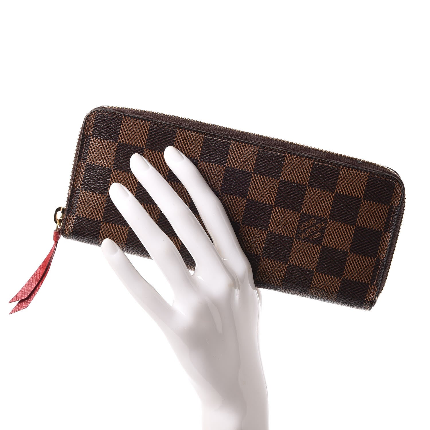 Louis Vuitton Damier Ebene Clemence Wallet 2 of 12