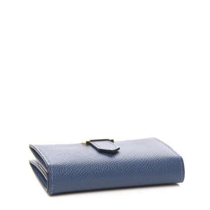 Hermes Epsom Mini Bearn Wallet Deep Bleu 3 of 7