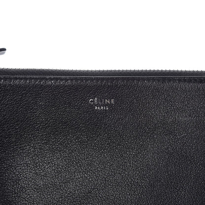 Celine Lambskin Small Trio Crossbody Bag Black 8 of 11