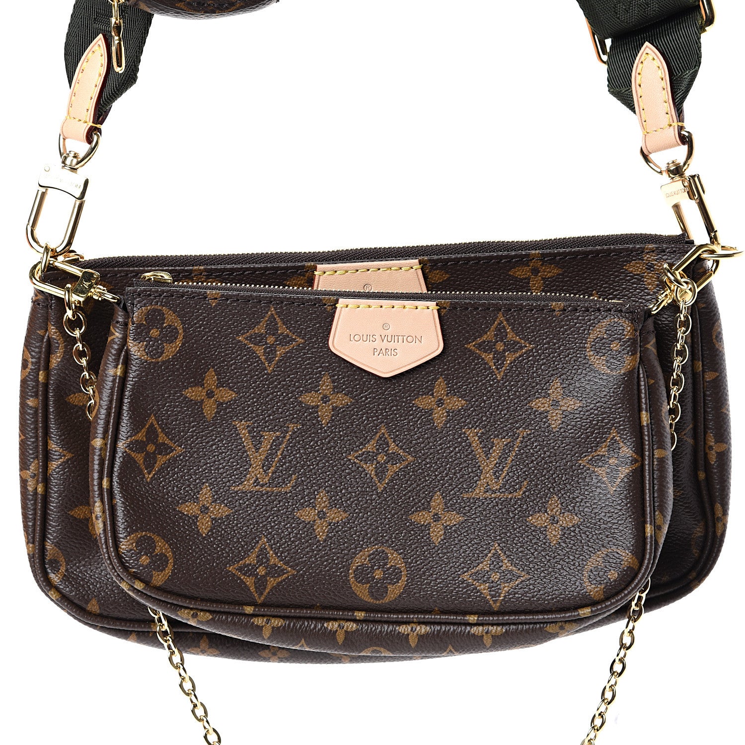 Louis Vuitton Monogram Multi Pochette Accessories Kaki 10 of 13