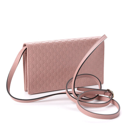 Gucci Microguccissima Crossbody Wallet Soft Pink 3 of 9