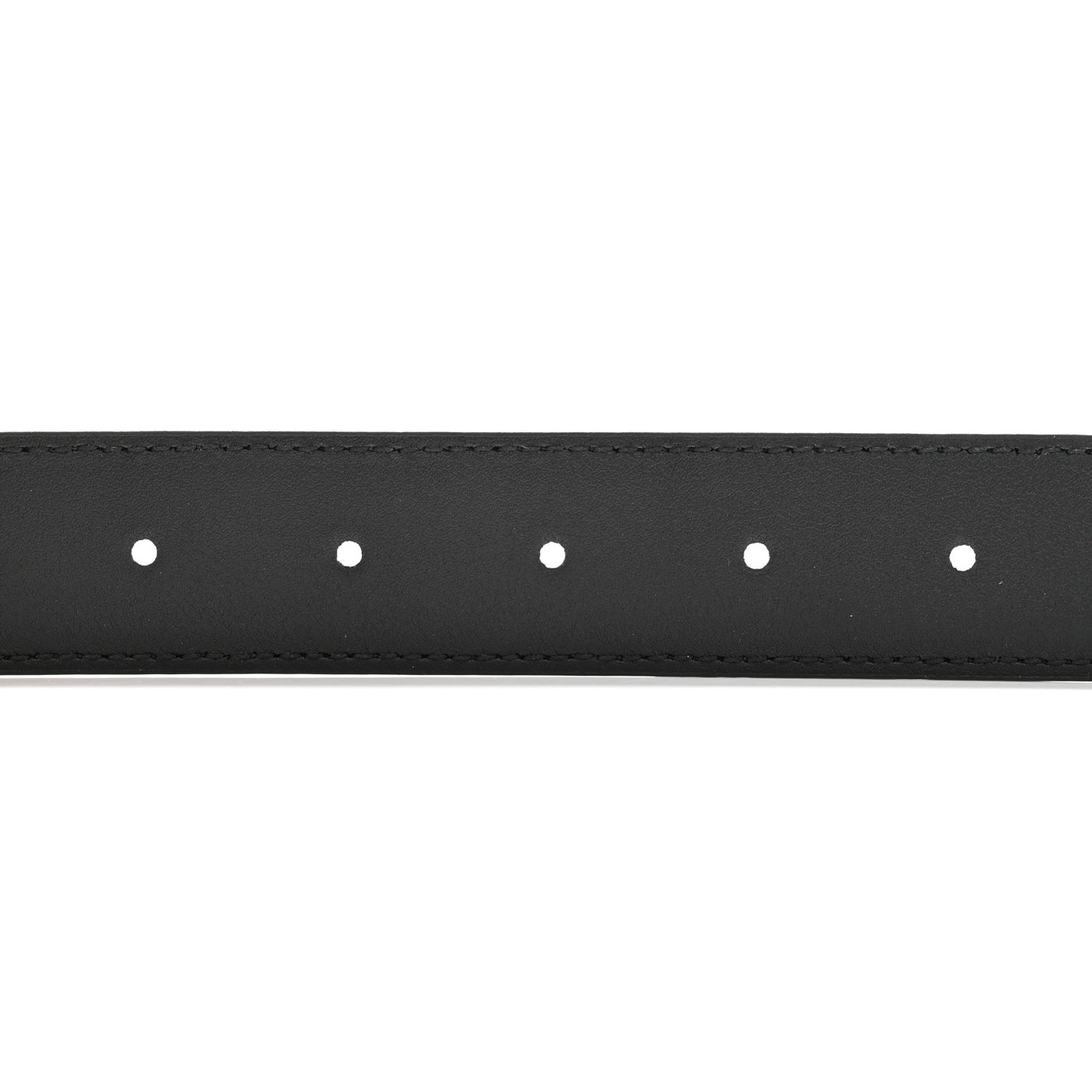 Plutone Calfskin Crystal Horsebit 30mm Belt 100 40 Black Crystal