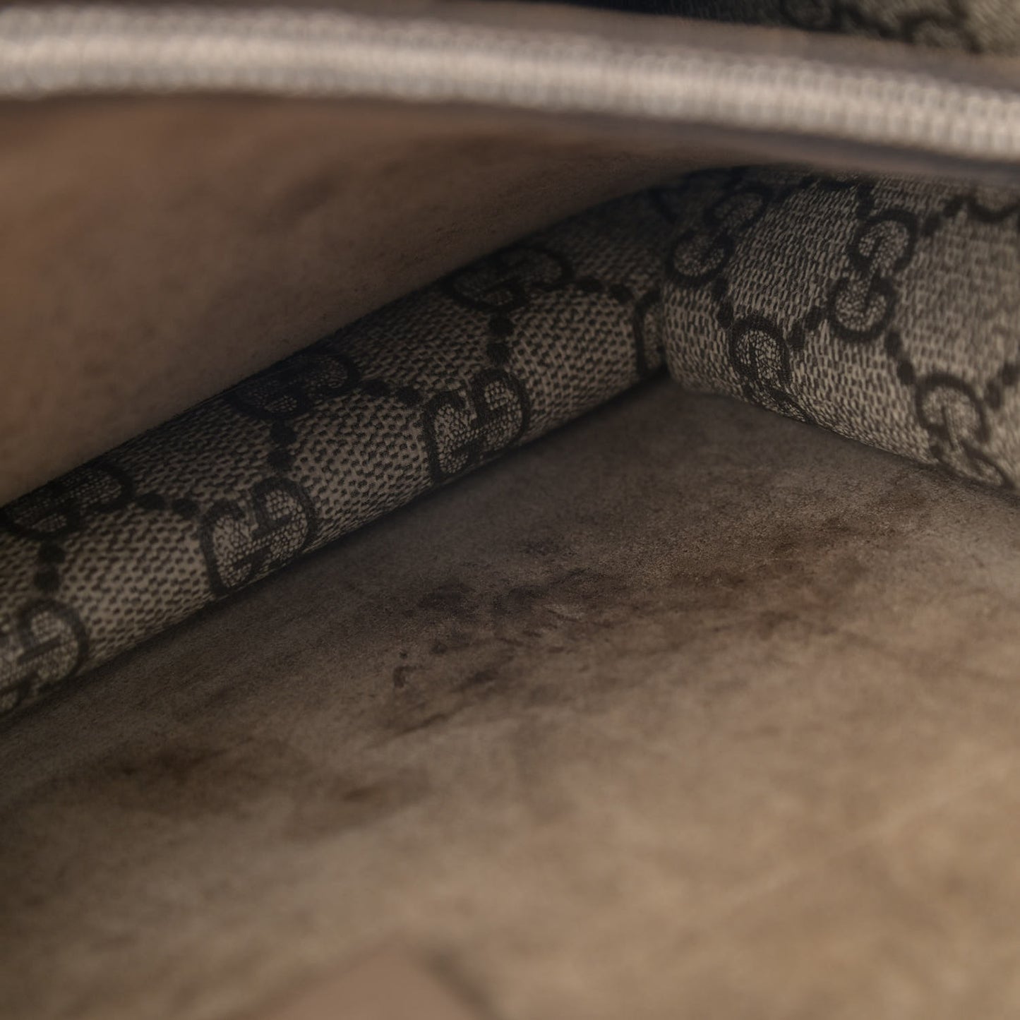 GG Supreme Monogram Small Dionysus Shoulder Bag Taupe
