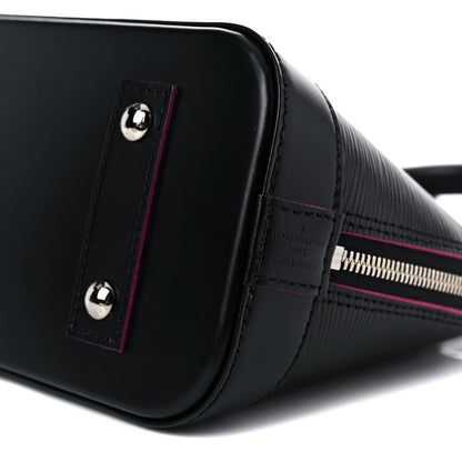 Louis Vuitton Epi Alma BB Black Hot Pink 8 of 9