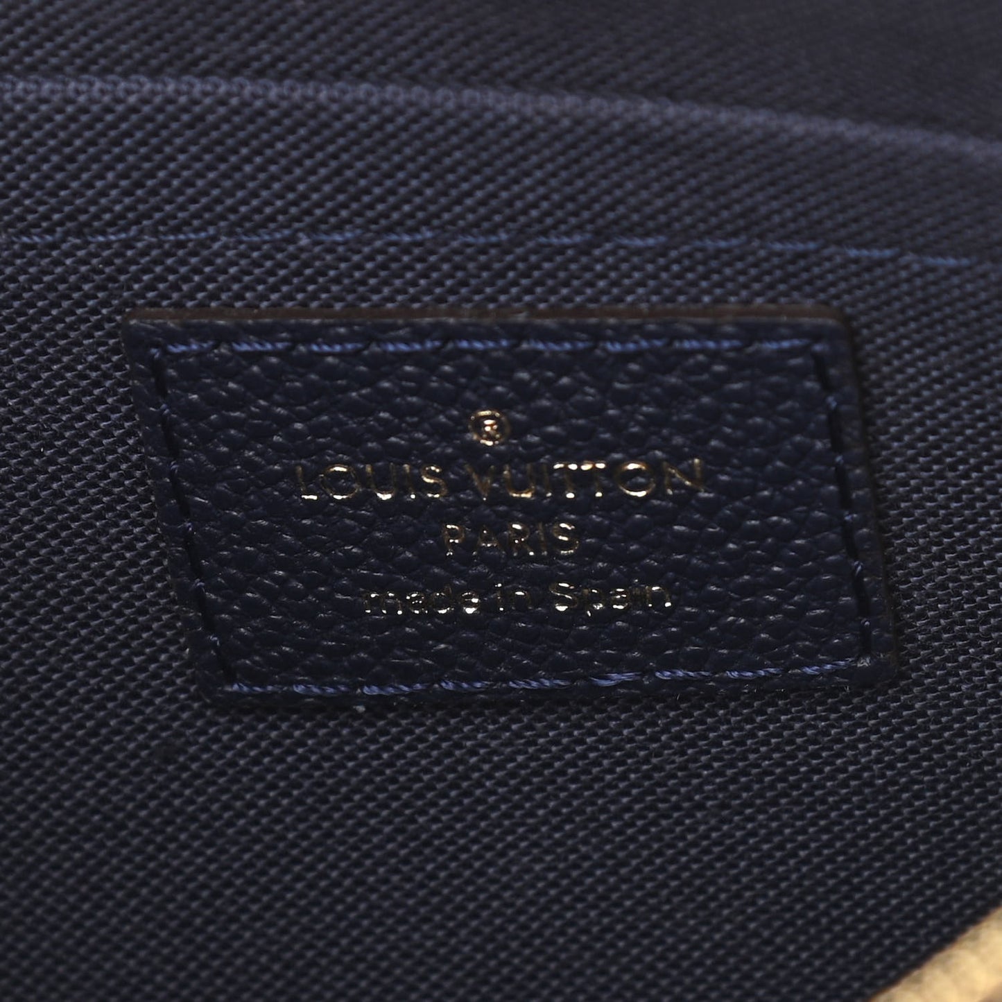 Monogram Pallas Clutch Blue Marine