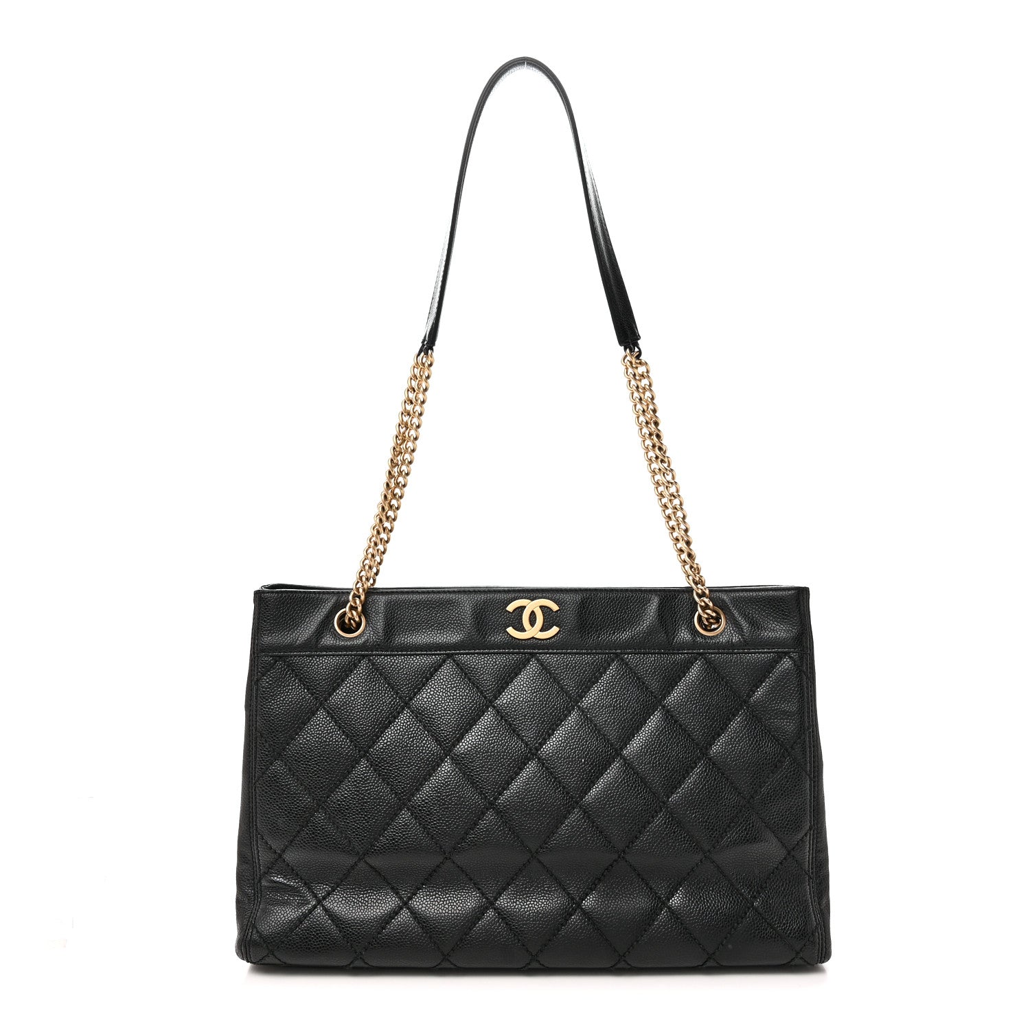 Chanel Caviar Quilted Shopping Tote Black 1 of 10