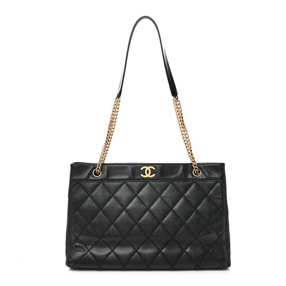 Chanel Caviar Quilted Shopping Tote Black 1 of 10
