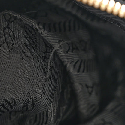 Prada Tessuto Nylon Chain Shoulder Bag Black 9 of 12