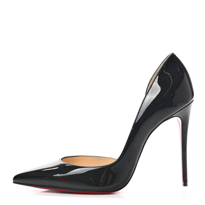 Christian Louboutin Patent Iriza 100 Pumps 38 Black 1 of 8