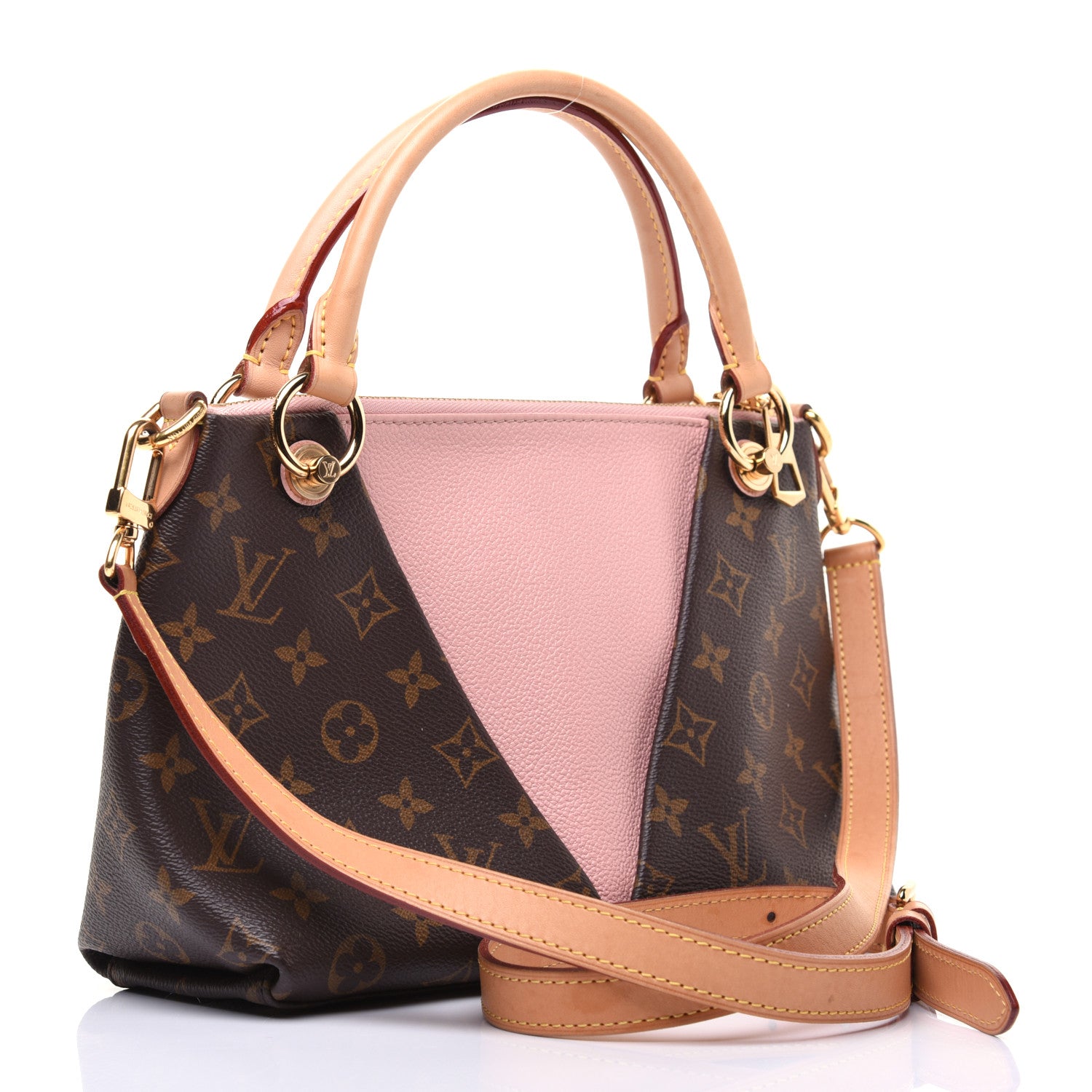 Louis Vuitton Monogram V Tote BB Rose Poudre 3 of 26