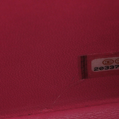 Chanel Python Quilted Drawstring Bag Pink 10 of 10