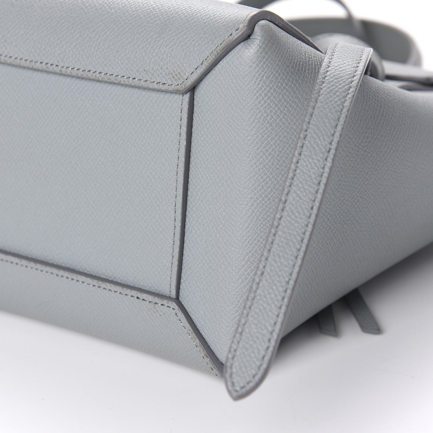 Grained Calfskin Micro Belt Bag Cloud