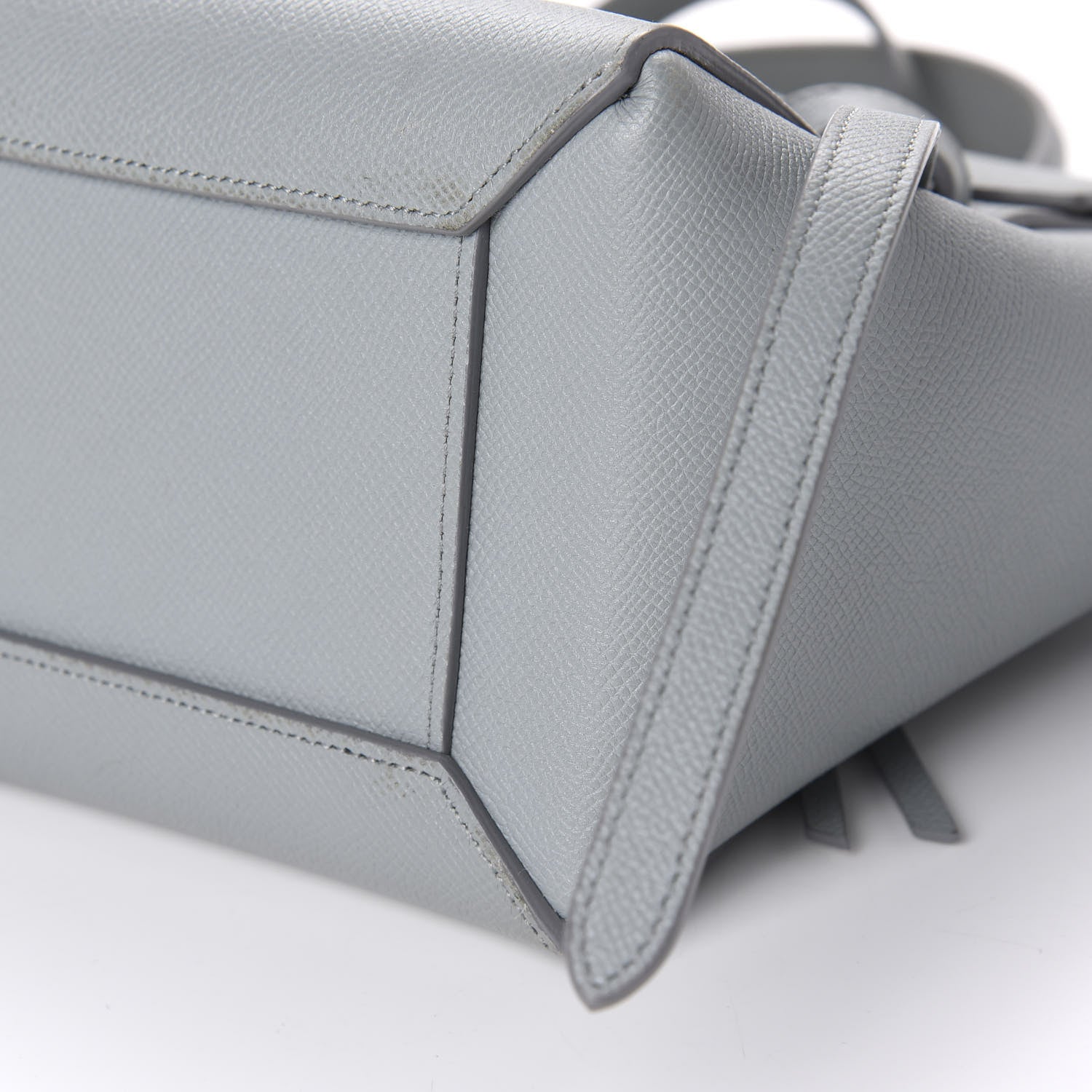 Celine Grained Calfskin Micro Belt Bag Cloud 7 of 12