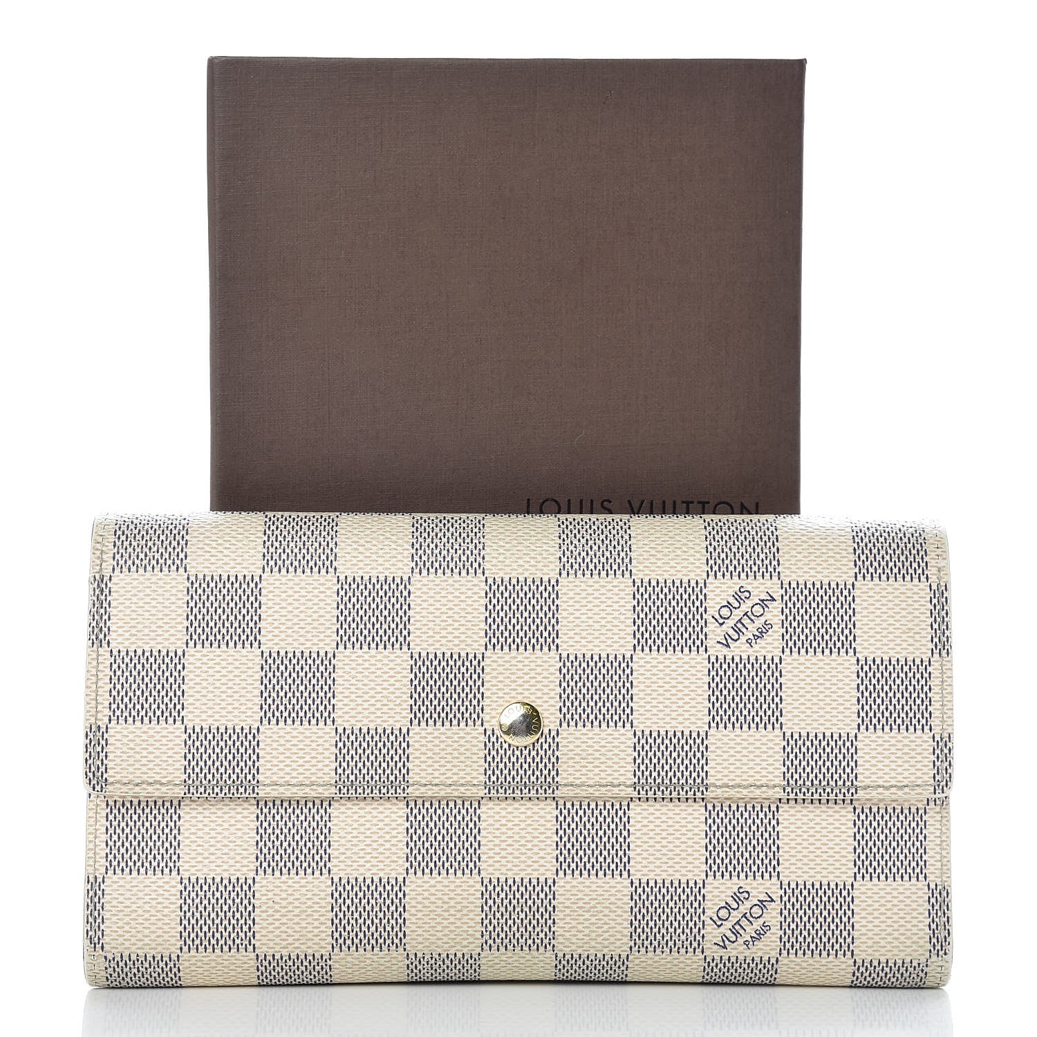 Louis Vuitton Damier Azur Porte Tresor International Wallet 16 of 16