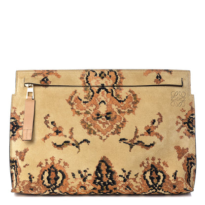 Loewe Suede Tapestry Large T Pouch Multi 1 of 10