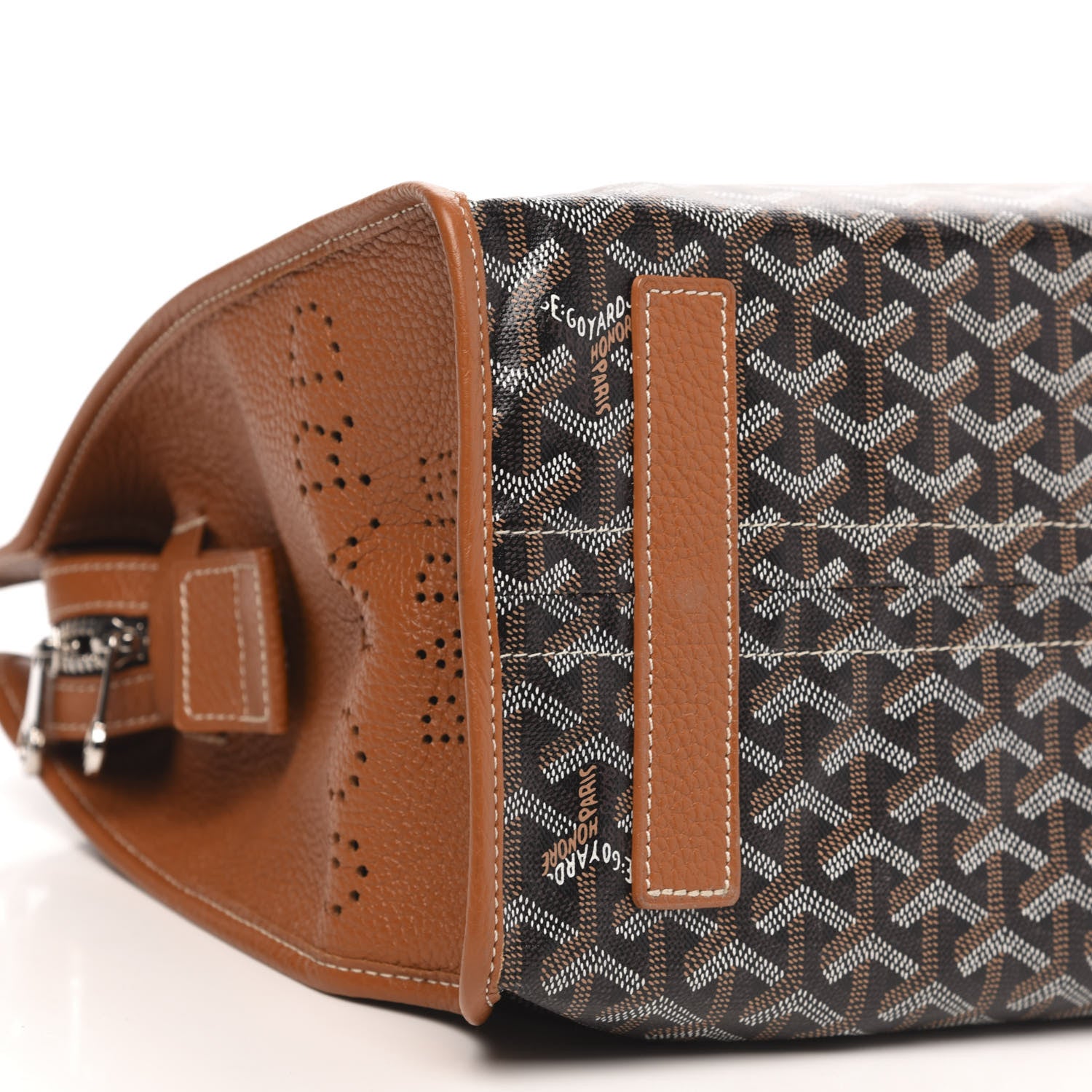Goyard Goyardine Sac Hardy Pet Carrier PM Black Gold 7 of 8